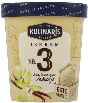 Kulinaris Iskrem Vanilje 0,5l