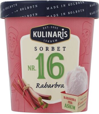 Kulinaris Sorbet Rabarbra 400g