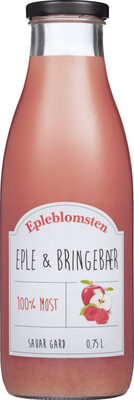 Eplemost Eple&Bringebær 0,75l Epleblomsten