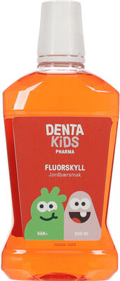 Dentakids Fluorskyll Jordbærsmak 500ml