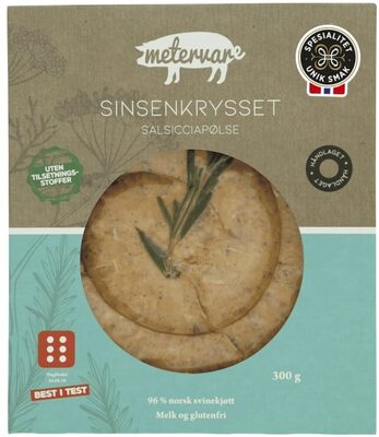 Sinsenkrysset Salsiccia 300g Metervare