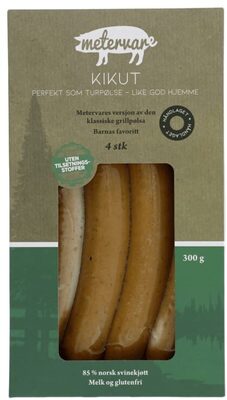 Kikut Grillpølse 300g Metervare