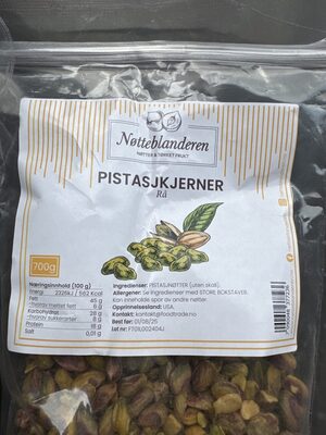 Rå Pistasjkjerner