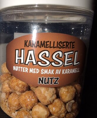 Karamelliserte HASSEL nøtter med smak av karamell