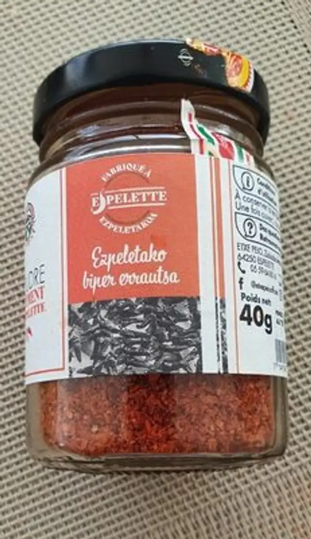 Poudre de piment d'espelette front packaging