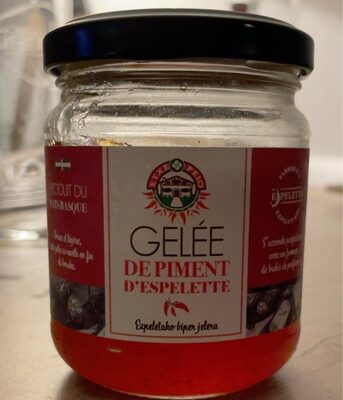 Gelee de piment d’espelette front packaging