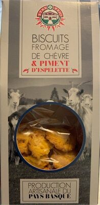 Biscuits fromage de chèvre & piment d’espelette