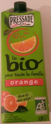 Le bio pour toute la famille - Nectar Orange front packaging