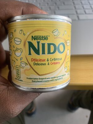 produit laitier évaporé avec matière grasse végétale