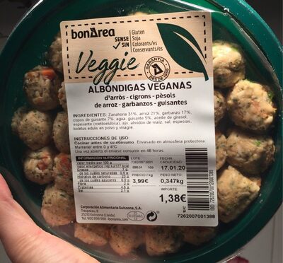 Albondigas veganas