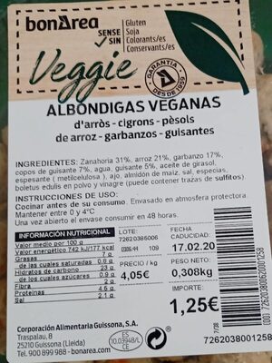Veggie-Albondigas Veganas