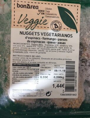 Nuggets vegetarianos