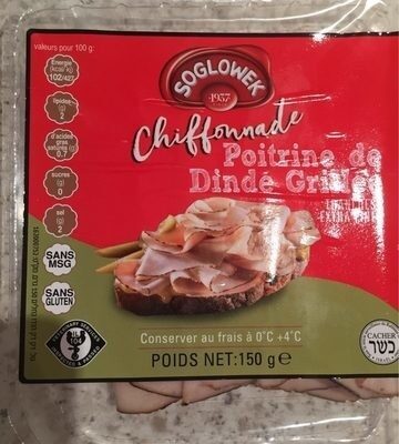 Chiffonnade Poitrine Dinde Grillée