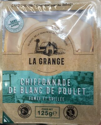 Chiffonade de blanc de poulet
