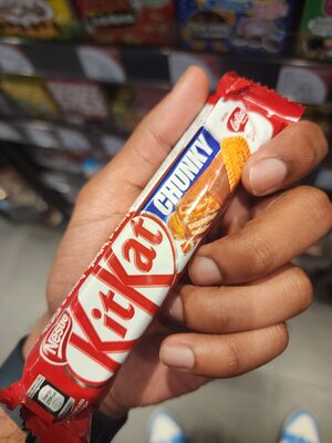 Kit Kat Chunky With Lotus Biscoff front packaging