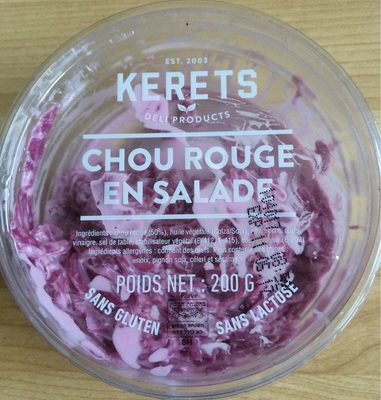 Chou rouge en salade