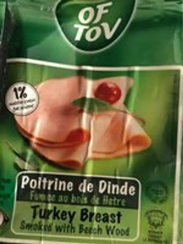 Of Tov poitrine de dinde of tov