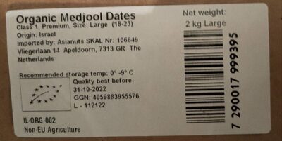 Organic Medjool Dates