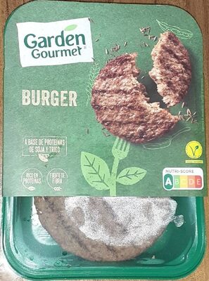 Burger a base di proteinas de soja y trigo