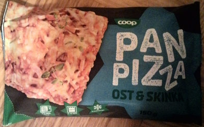 Coop Pan Pizza Ost & Skinka front packaging
