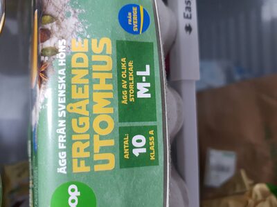 Coop Ägg front packaging