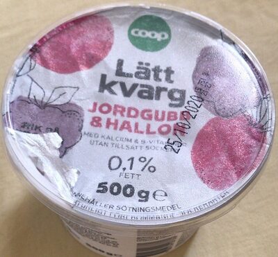 Lätt kvarg Jordgubb @ hallon