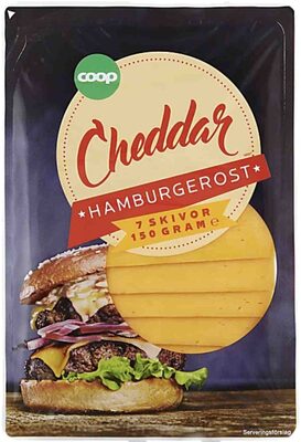 Cheddar hamburgerost