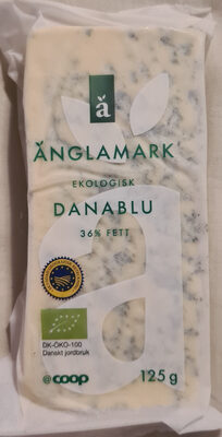 Ekologisk Danablu front packaging