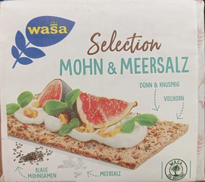 Knäckebrot Mohn Salz