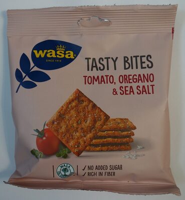 Tasty Bites Tomato, Oregano & Sea Salt front packaging