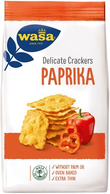 Delicate Crackers Paprika