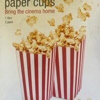 Popcorn paper cups