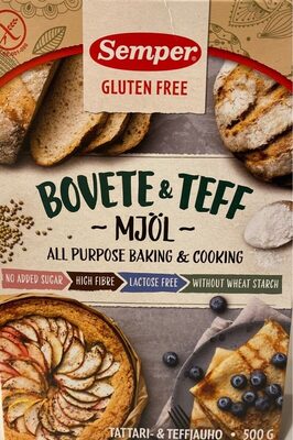 Buckwheat and teff flour mix