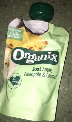 Organic just apple, pineapple & coconut