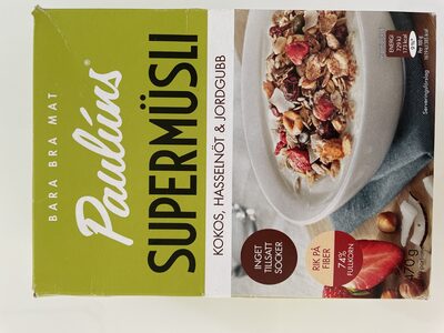 Coconut Hazelnut and Strawberry Super Muesli