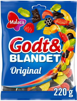 Godt&Blandet Original 220g Malaco