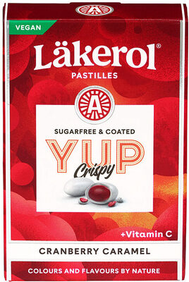 Läkerol Yup Crispy Cranberry 40g
