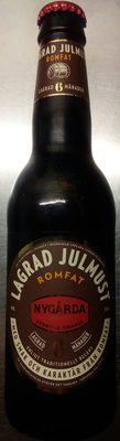Nygårda Lagrad Julmust Romfat front packaging