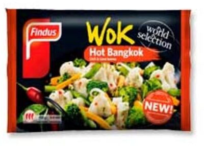 Wok Frisk 450g Findus front packaging