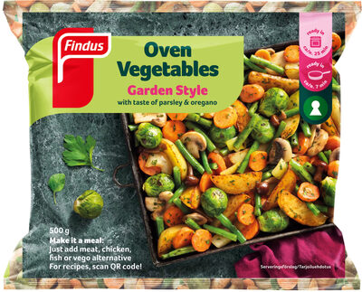 Oven vegetables garden style