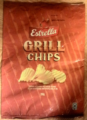 Estrella Grillchips front packaging