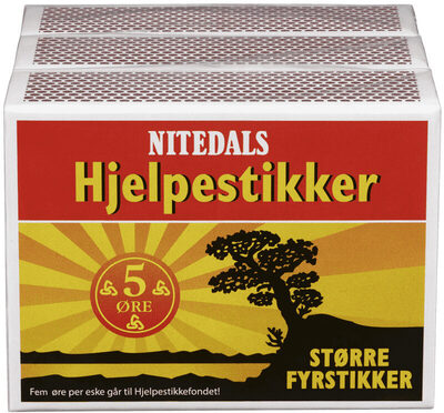 Fyrstikker 3pk Nitedals