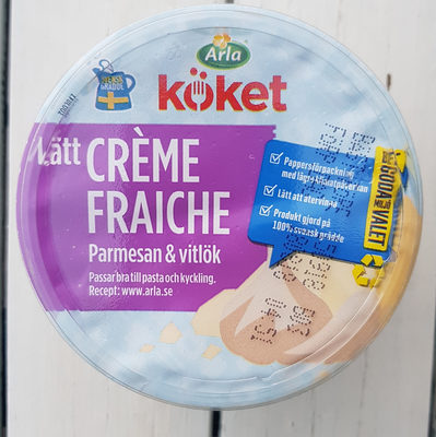 lätt crème fraîche parmesan & vitlök