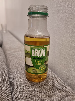 Bravo Äpple Juice front packaging