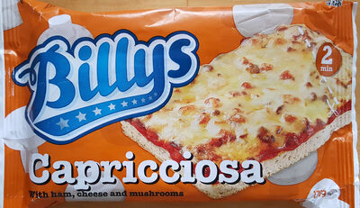 Billys Capricciosa front packaging