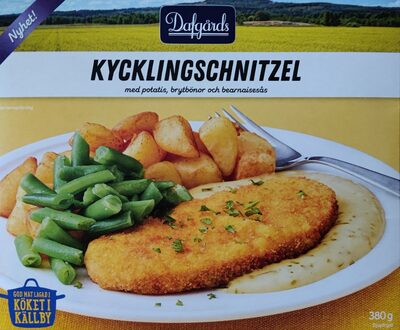 Kycklingschnitzel med potatis