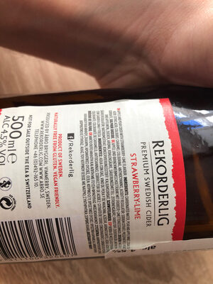 Unknown ingredients label