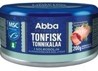 Tonnikala auringonkukkaöljyssä