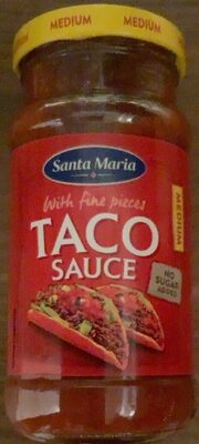Taco sauce with fine pieces