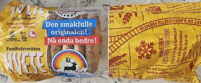 Polarbrød Hvete front packaging